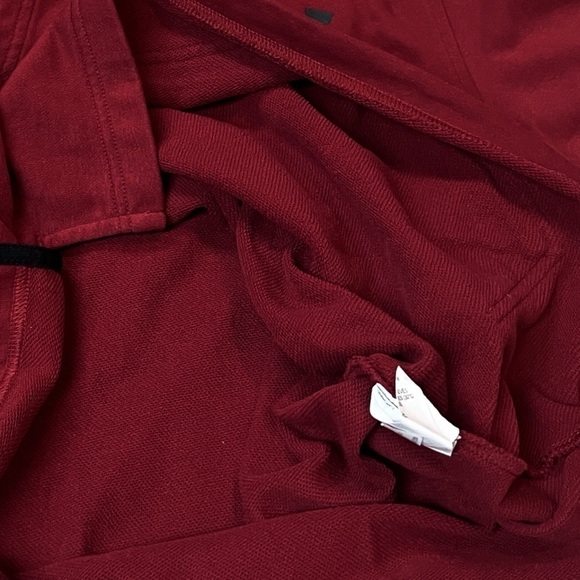 Under Armour Men’s Short Sleeve Hooded T Shirt Pullover Solid Red Medium Cotton - Picture 7 of 7